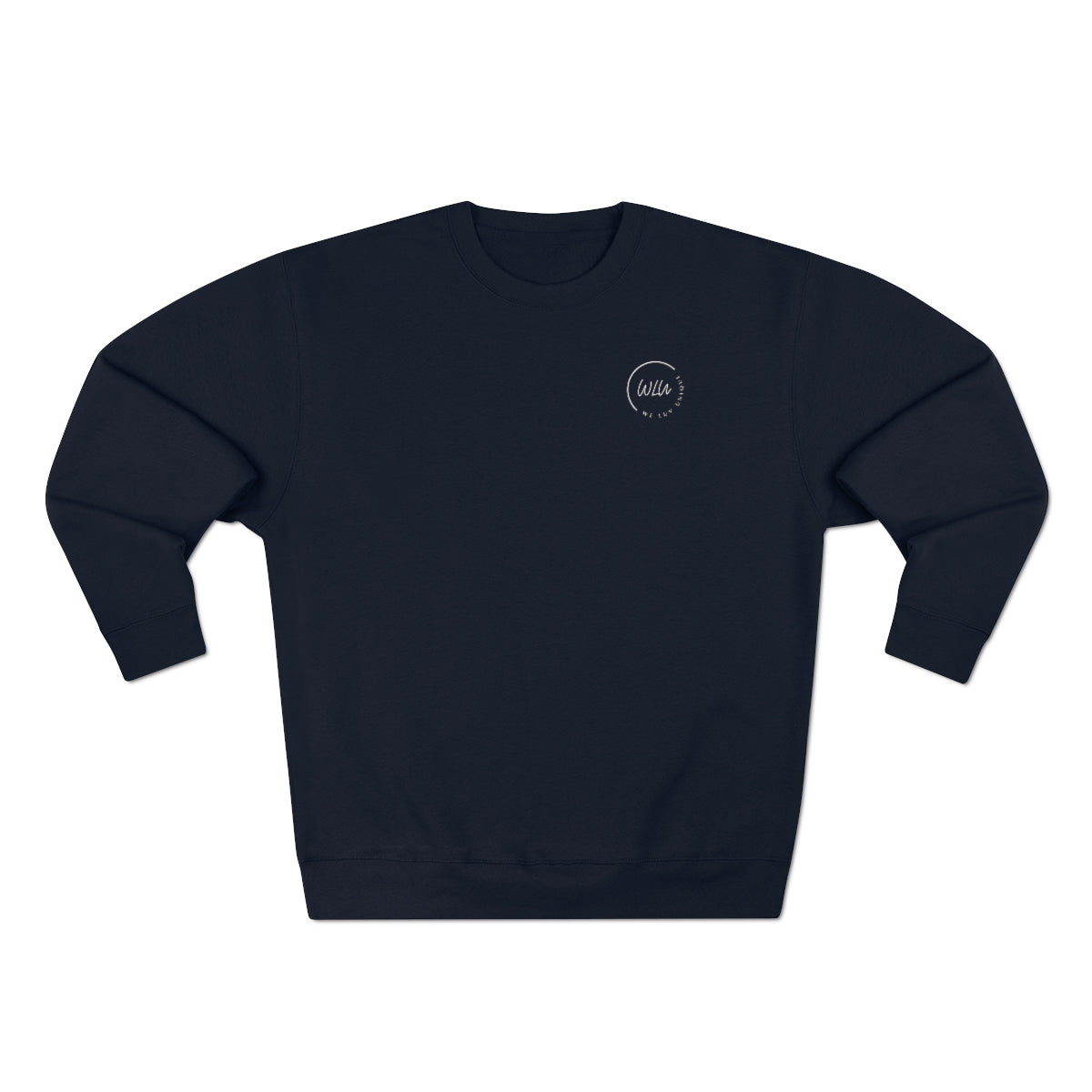 WLU Premium Crewneck Sweatshirt Small Logo