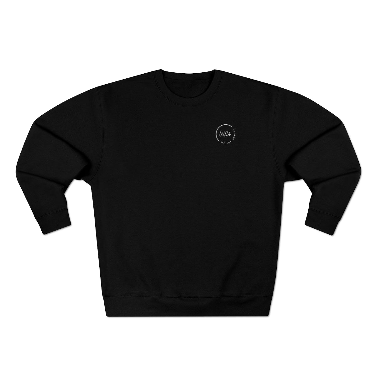 WLU Premium Crewneck Sweatshirt Small Logo