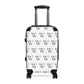 WLU White Limited Edition Suitcase  (Carry on size, Medium sized and Large)