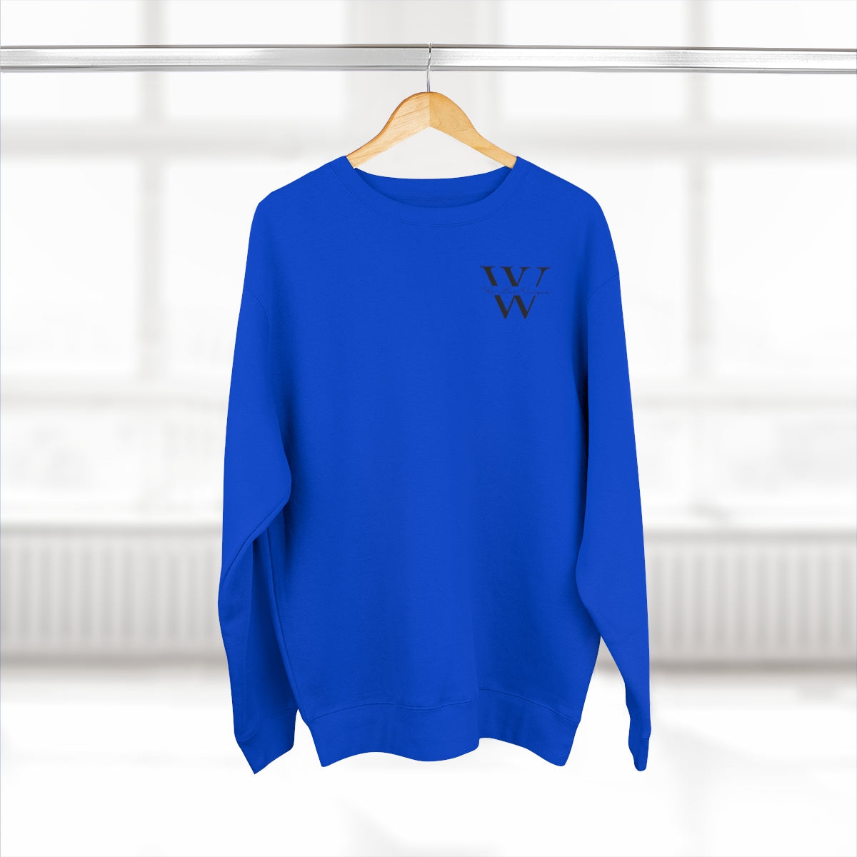 WLU Premium Crewneck Sweatshirt Small Logo