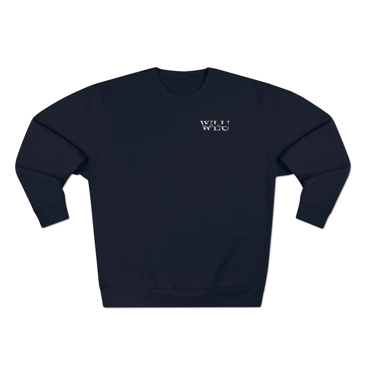 WLU Premium Crewneck Sweatshirt Small Logo