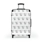 WLU White Limited Edition Suitcase  (Carry on size, Medium sized and Large)