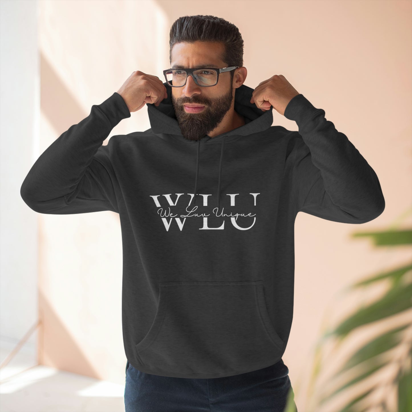 WLU Unisex Premium Pullover Hoodie w/ Quote