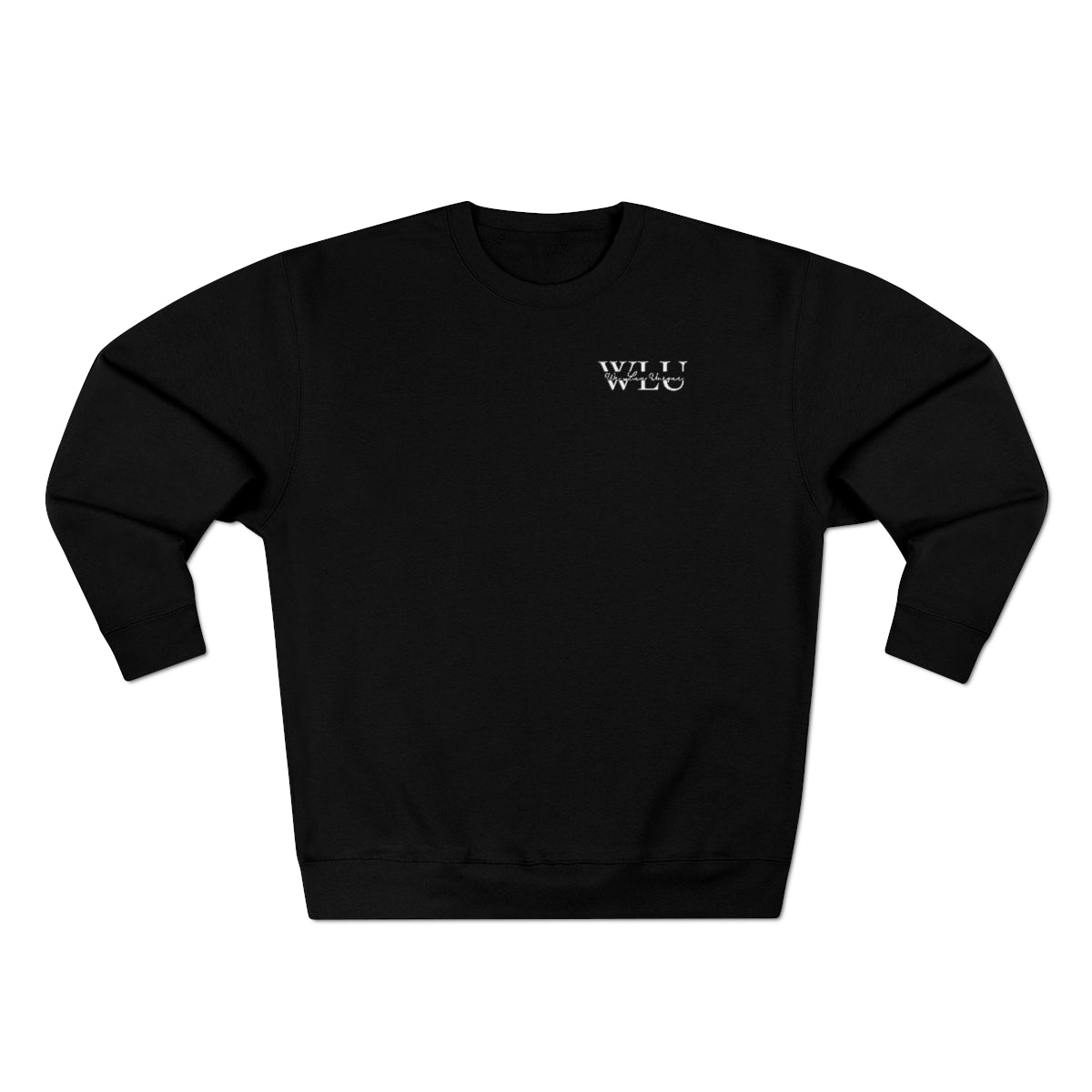 WLU Premium Crewneck Sweatshirt Small Logo