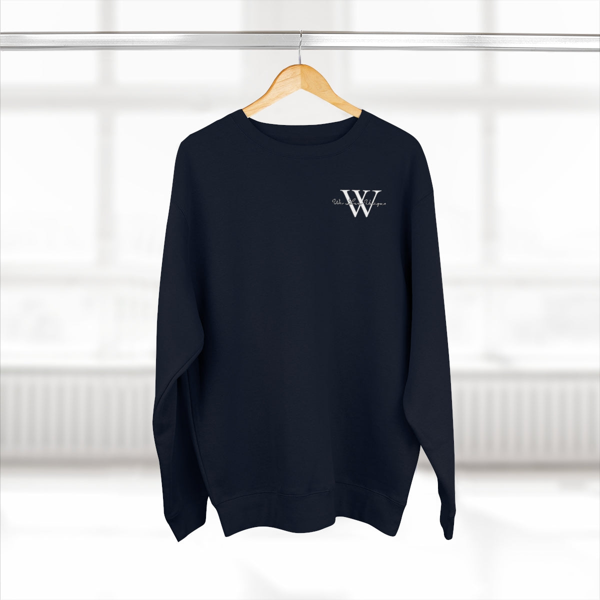 WLU Premium Crewneck Sweatshirt Small Logo