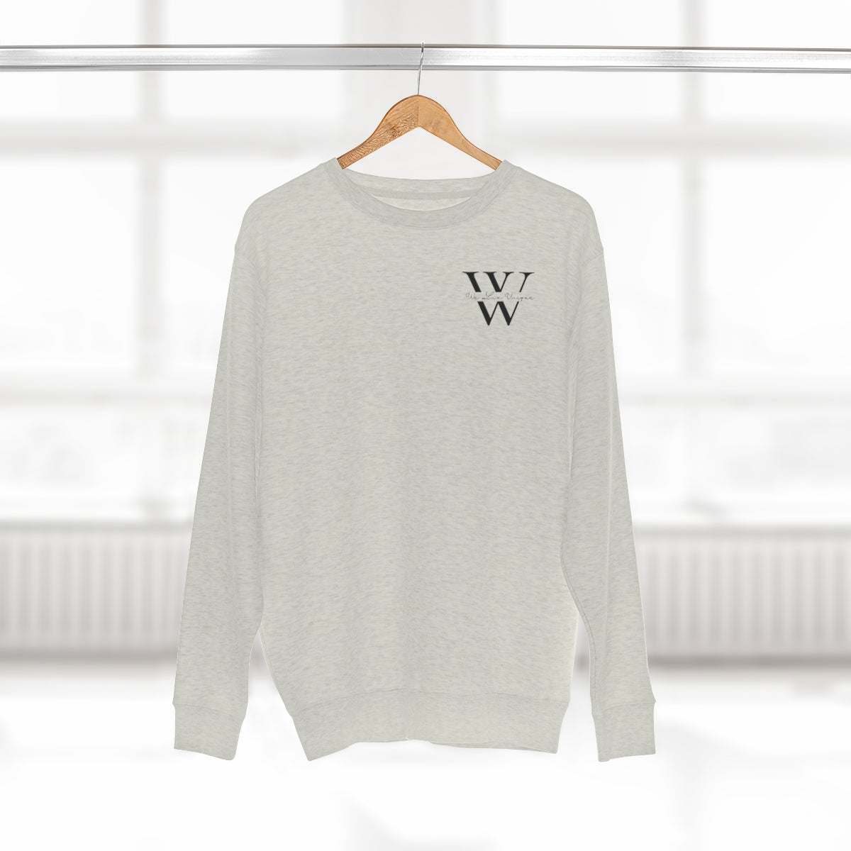 WLU Premium Crewneck Sweatshirt Small Logo