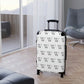 WLU White Limited Edition Suitcase  (Carry on size, Medium sized and Large)