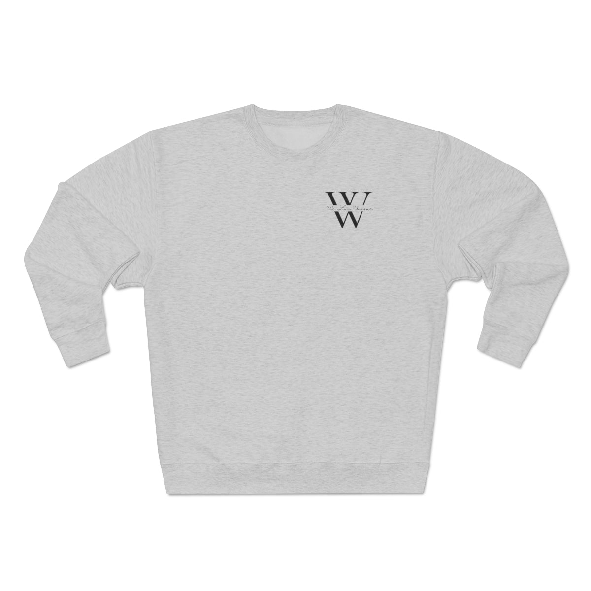 WLU Premium Crewneck Sweatshirt Small Logo