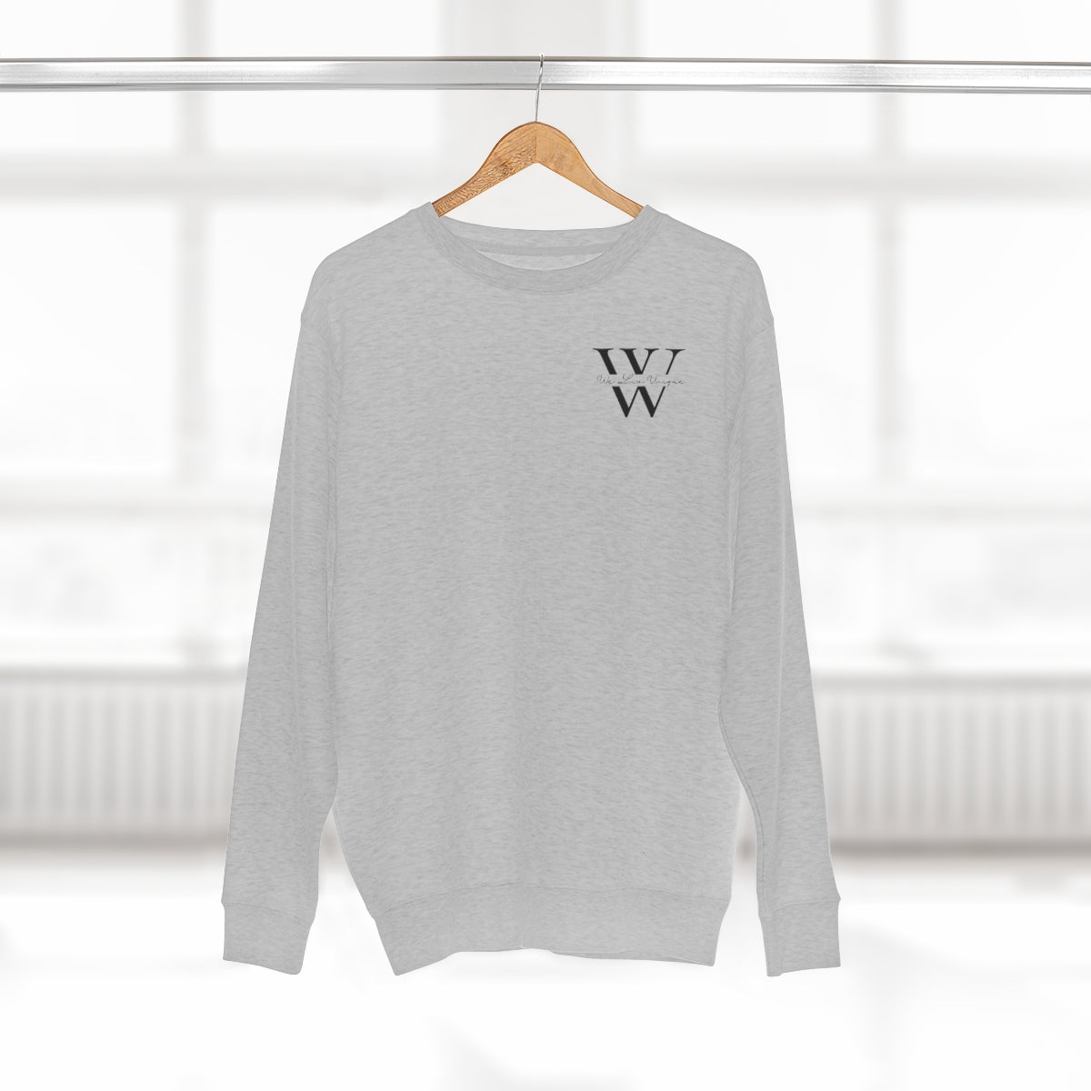 WLU Premium Crewneck Sweatshirt Small Logo