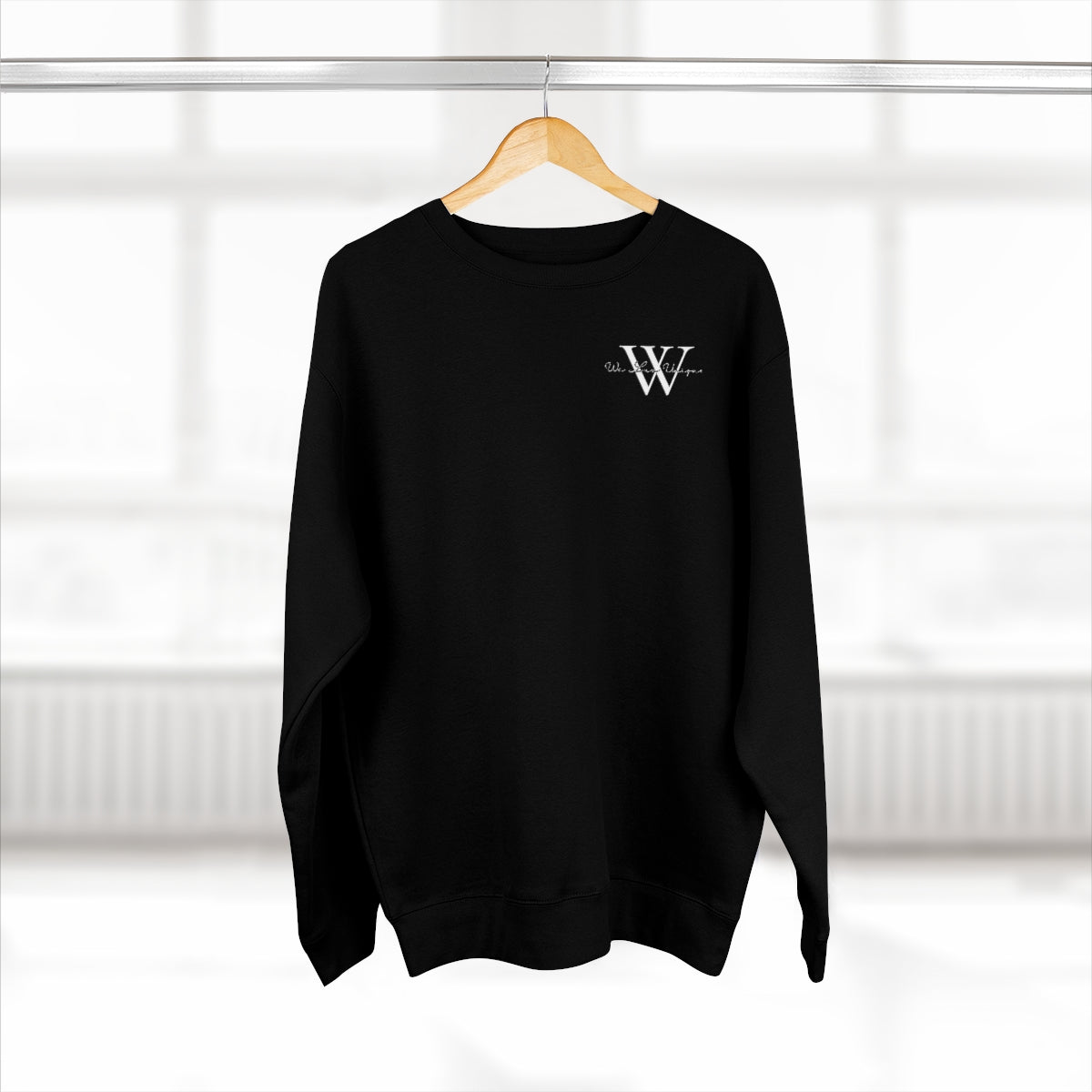 WLU Premium Crewneck Sweatshirt Small Logo