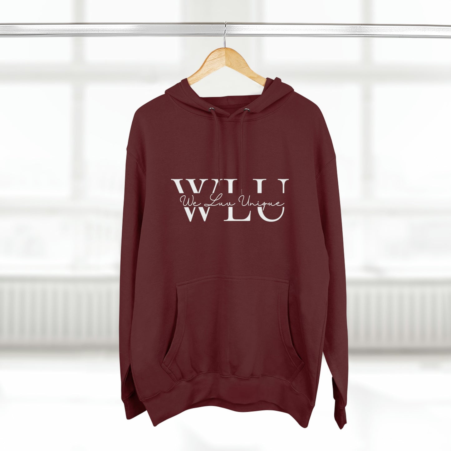 WLU Unisex Premium Pullover Hoodie w/ Quote