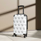 WLU White Limited Edition Suitcase  (Carry on size, Medium sized and Large)