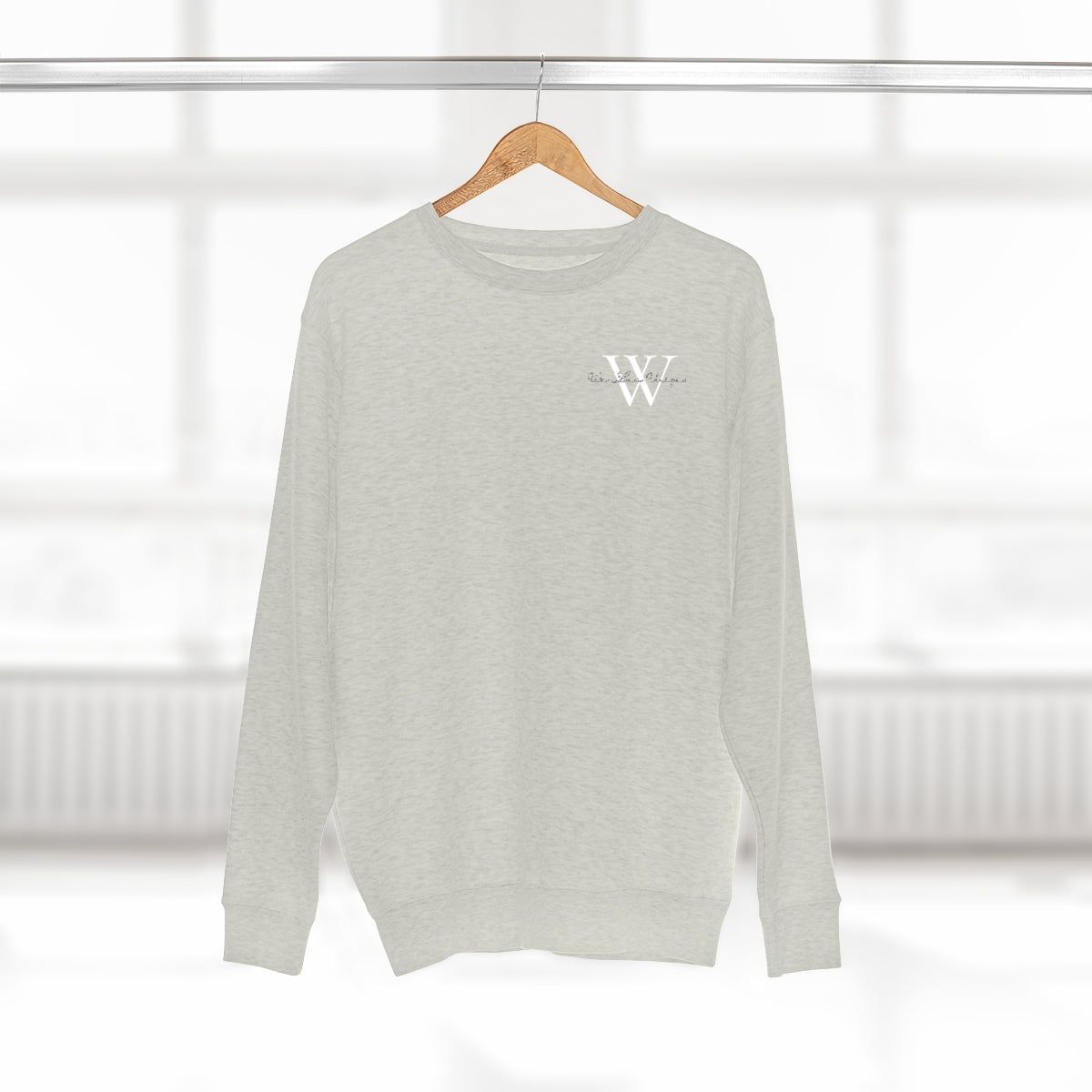 WLU Premium Crewneck Sweatshirt Small Logo