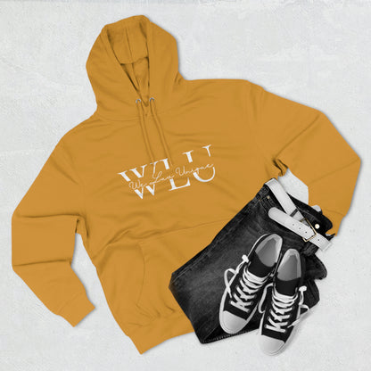 WLU Unisex Premium Pullover Hoodie w/ Quote