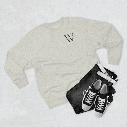 WLU Premium Crewneck Sweatshirt Small Logo