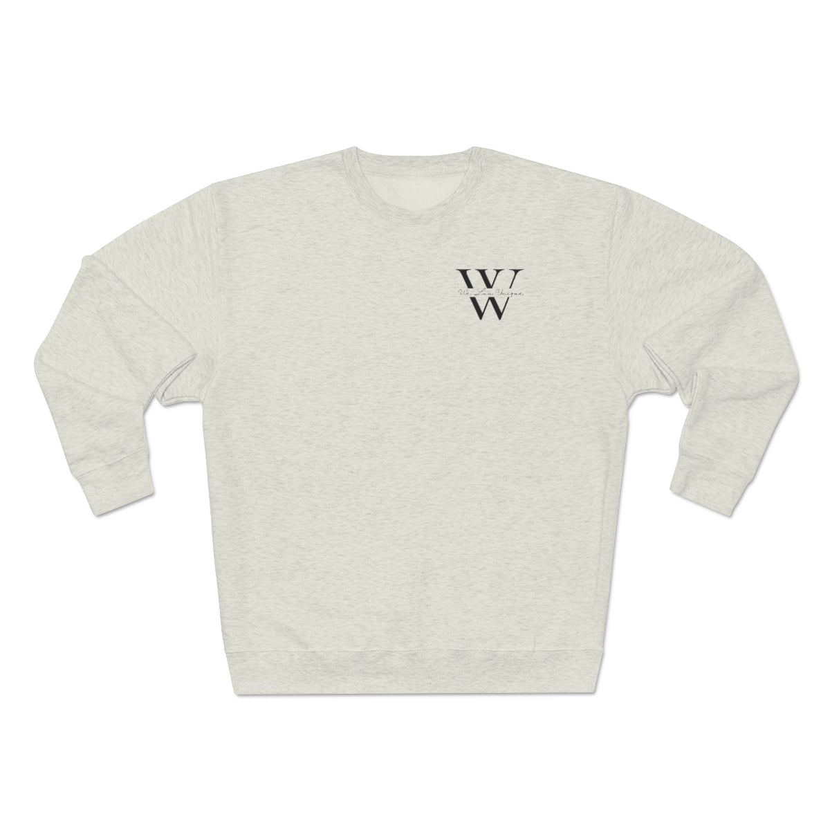 WLU Premium Crewneck Sweatshirt Small Logo