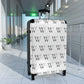 WLU White Limited Edition Suitcase  (Carry on size, Medium sized and Large)