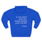 WLU Unisex Premium Pullover Hoodie w/ Quote